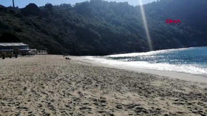 Antalya alanya'da sahilde güneş, yaylada kar