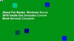 About For Books  Windows Server 2016 Inside Out (Includes Current Book Service) Complete