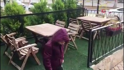 Sahilde ender görülen hava olayı