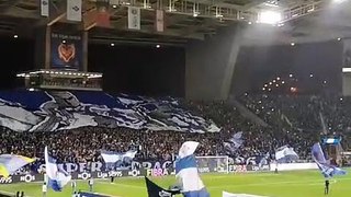 Tifo Super Dragoes Porto - Benfica  08.02.2020  Championnat du Portugal