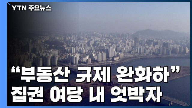부동산 규제 완화하자 ...집권 여당 내 엇박자 / YTN