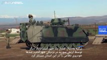 ترکیه ادوات سنگین نظامی در استان ادلب سوریه مستقر کرد