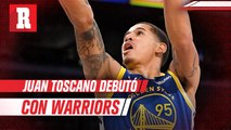 Juan Toscano debutó con Golden State Warriors