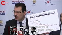 ALİ İHSAN YAVUZ  'KANITLASINLAR İSTİFA EDERİM' DEDİ