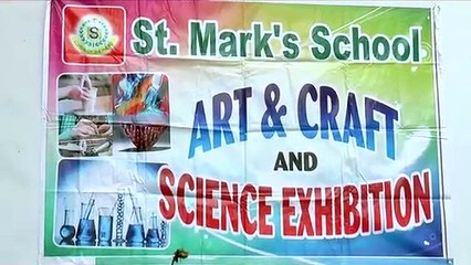 सेंट मार्क्स पब्लिक स्कूल में हस्त कला विज्ञान प्रदर्शनी का हुआ आयोजन