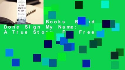 About For Books  Blood Done Sign My Name: A True Story  For Free