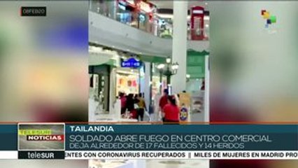 Tailandia: soldados dispara en centro comercial, hay 17 fallecidos