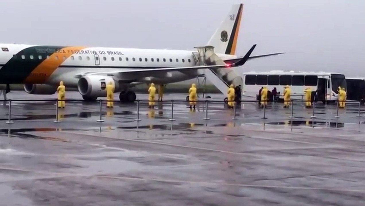 Repatriados chegam a Anápolis