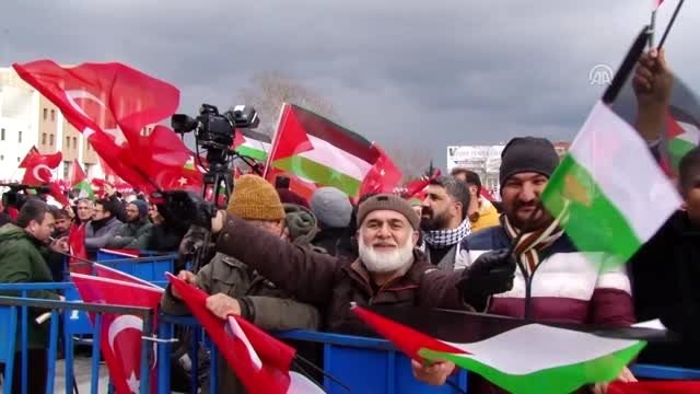 Yeniden Refah Partisi Seninleyiz Kudüs mitingi düzenledi