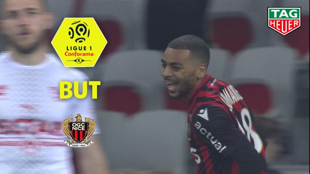 But Alexis CLAUDE-MAURICE (6ème) / OGC Nice - Nîmes Olympique - (1-3) - (OGCN-NIMES) / 2019-20
