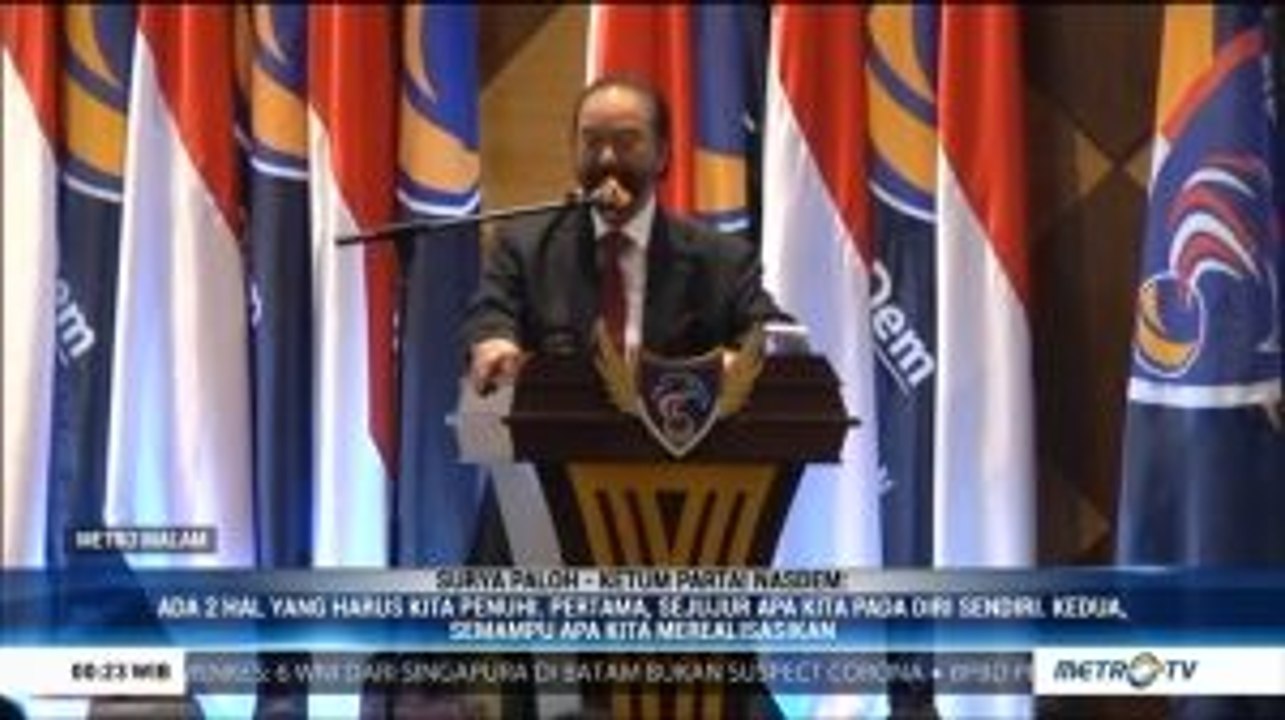 Surya Paloh Ajak Kader NasDem Siapkan Pemilu 2024