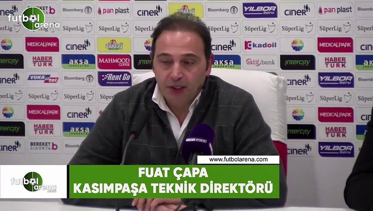 Fuat Çapa: "Çok şanssız ve talihsiz goller yedik"