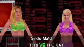 WWF No Mercy 2.0 Mod Matches Tori vs The Kat