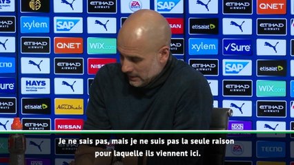 26e j. - Guardiola : "Je ne suis pas la seule raison qui fait venir les joueurs à City"