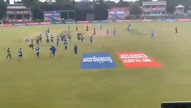 Ind U19 vs Ban U19 Big Fight after World Cup Final 2020 : Ind vs Ban Final Match Highlights at CWC 2020