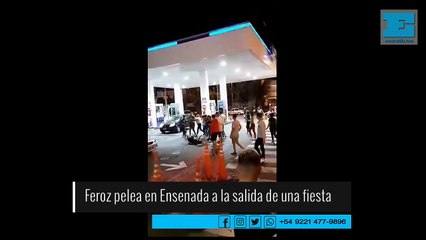 Feroz pelea en Ensenada a la salida de una fiesta