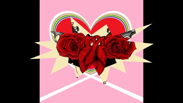 Meu coração é uma arma, seu coração é meu alvo, não se preocupe meu amor! [Poesia] [Frases e Poemas]