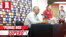 Memo Vázquez: 'No nos salieron las cosas y Pumas nos superó'