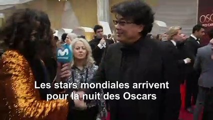 Le réalisateur de "Parasite" évoque son succès sur le tapis rouge