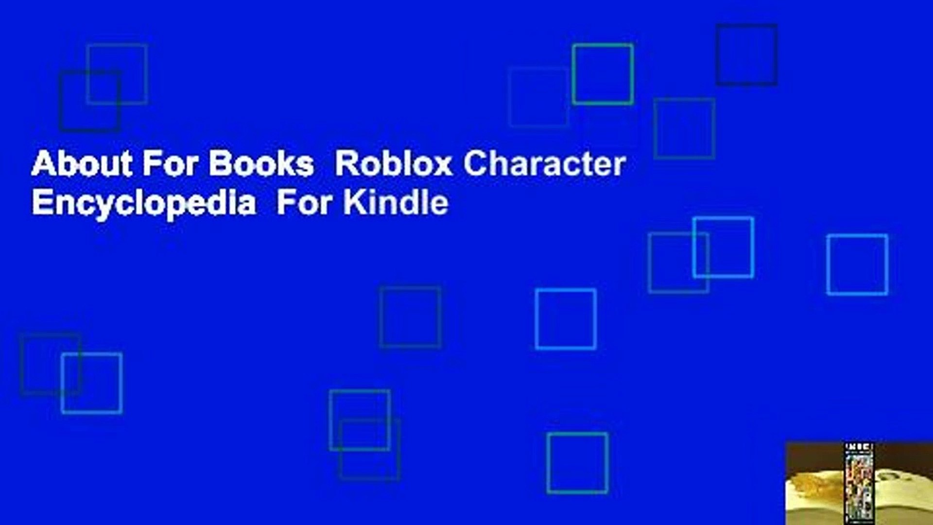 About For Books Roblox Character Encyclopedia For Kindle Video