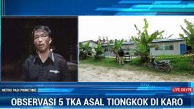 5 TKA di Karo Masih Jalani Observasi Virus Corona