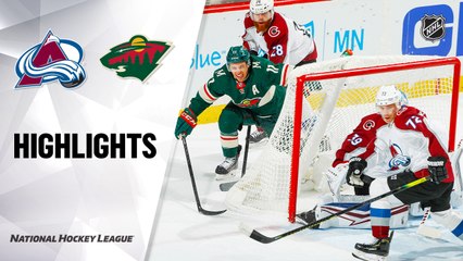 NHL Highlights | Avalanche @ Wild 2/09/20