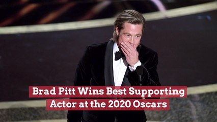 Brad Pitt Takes Home Best Supporting Actor