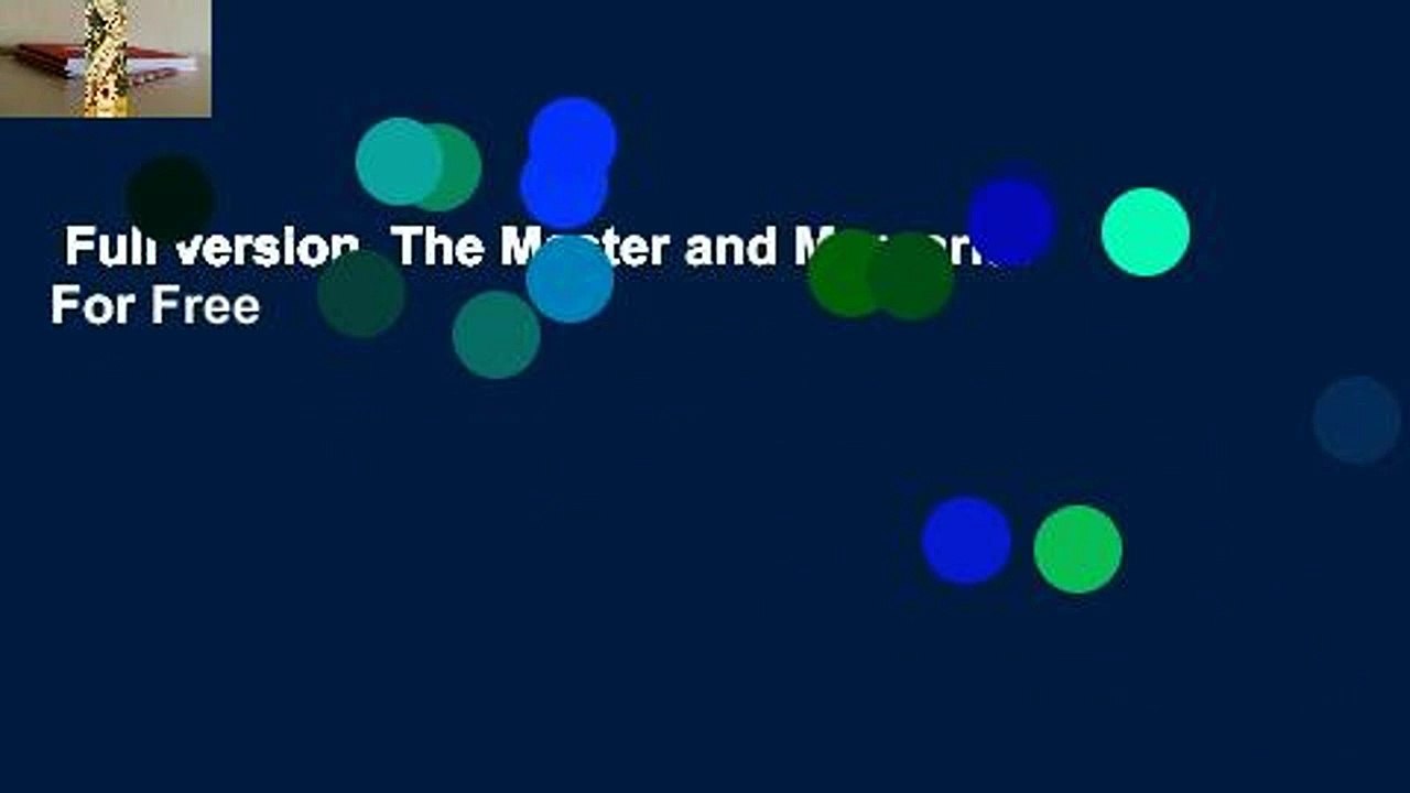 Full version  The Master and Margarita  For Free