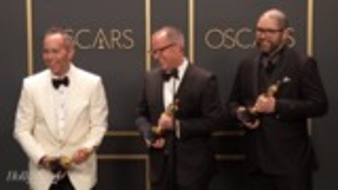 Josh Cooley, Mark Nielsen and Jonas Rivera Discuss 'Toy Story 4' Best Animated Film Win Backstage at Oscars 2020