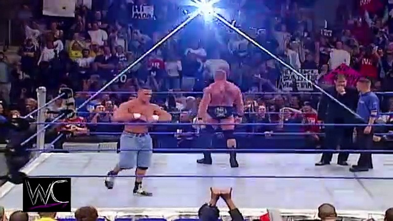 Brock Lesnar & John Cena Vs Kurt Angle & The Un...