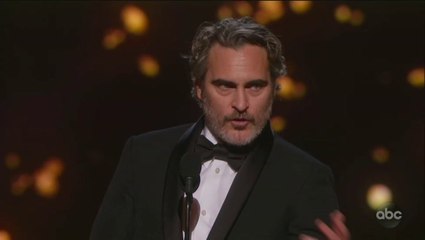 Joaquin Phoenix at Oscars: 'I've Been a Scoundrel'