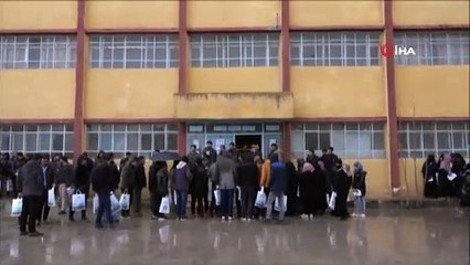 Resualayn ve Tel Abyad'ta öğrenciler üniversite sınavına girdi