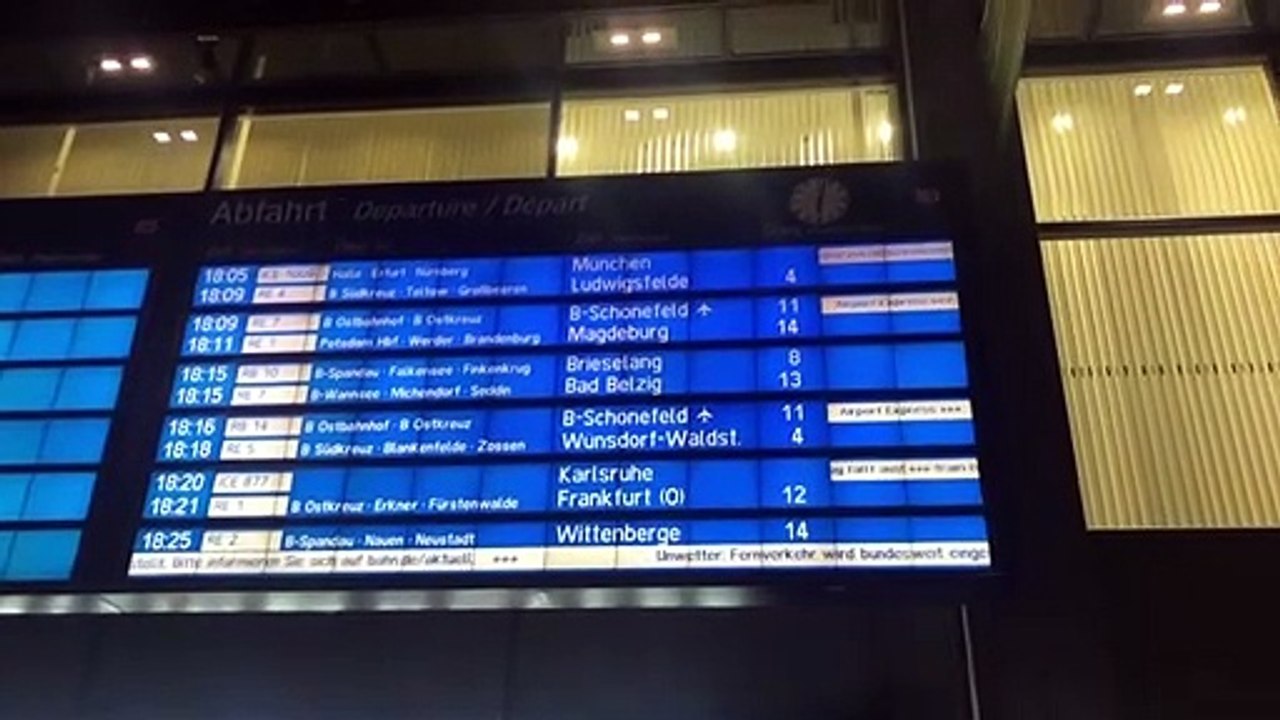 Orkantief 'Sabine' legt Fernverkehr der Bahn lahm