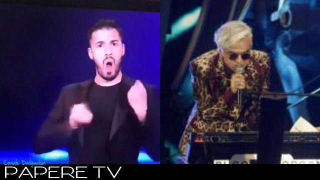 Sanremo - Morgan VS Bugo nella lingua dei segni
