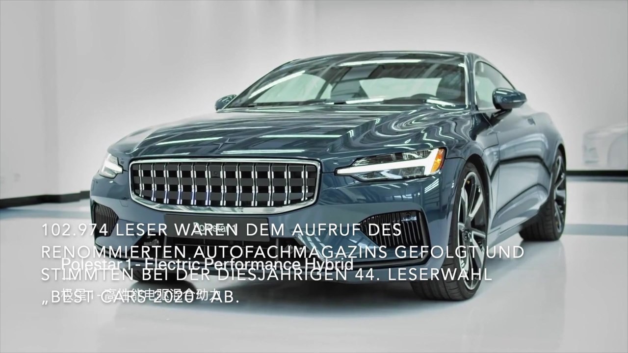Polestar 1 gehört zu den „Best Cars 2020“