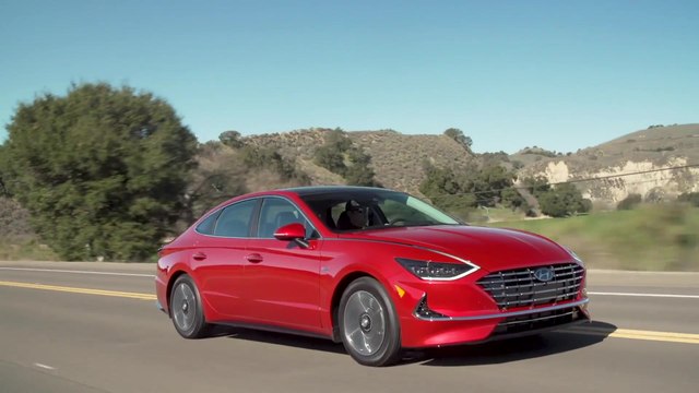2020 Hyundai Sonata Hybrid Driving Video