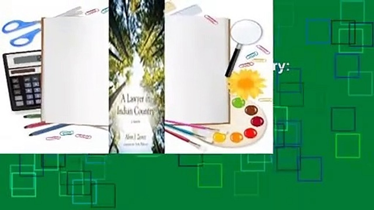 Full version  A Lawyer in Indian Country: A Memoir  For Kindle