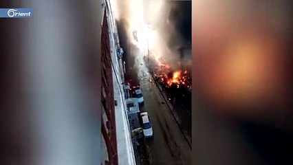 قتلى مدنيون بانفجار مفخخة على طريق راجو بمدينة عفرين