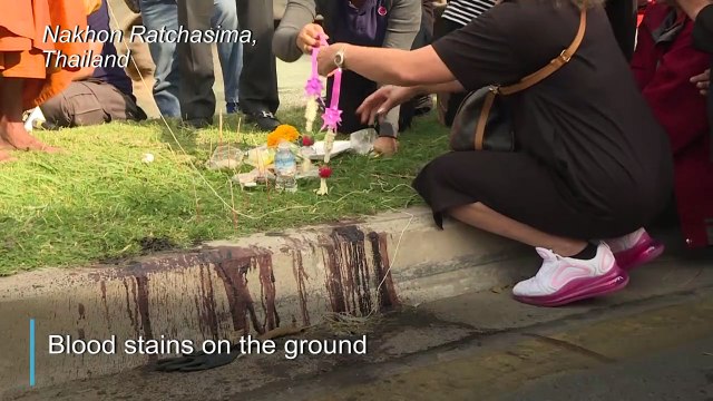 Thailand shooting: Family of victim holds prayers outside mall