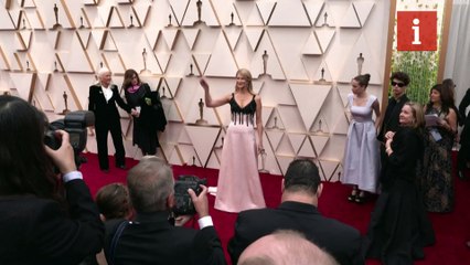 Hollywood stars on the Oscars red carpet