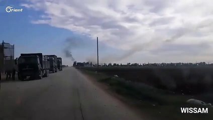 قصف تركي باتجاه محور مدينة سراقب