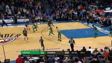 L'interception décisive de Marcus Smart contre OKC