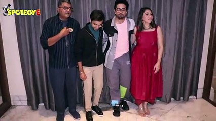 SHUBH MANGAL ZYADA SAAVDHAN promote their movie at JW Marriott Hotel