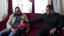 Hamile eşi ve oğlu öldürülen baba, kızıyla teselli buluyor