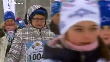 En Russie, tous sur les skis pour fêter l'hiver