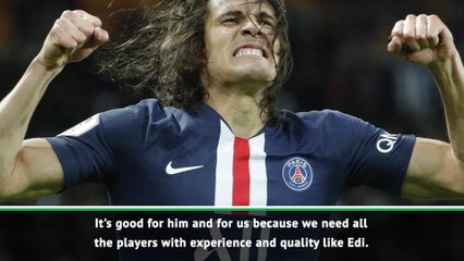 Cavani 'stronger' after transfer window - Tuchel