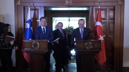 Çavuşoğlu: "Dost Slovenya ile ilişkilerimizi her alanda geliştirmek için birlikte çalışmaya devam...
