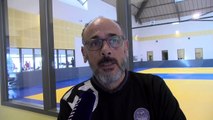 Le coach Gilles Derot avant le déplacement d'Istres Provence Handball à Montpellier