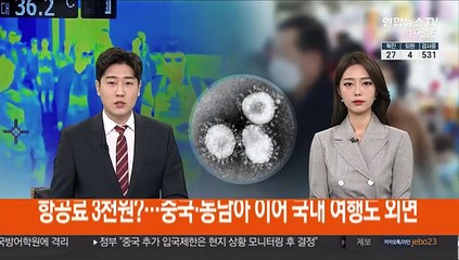 항공료 3천원?…중국·동남아 이어 국내 여행도 외면