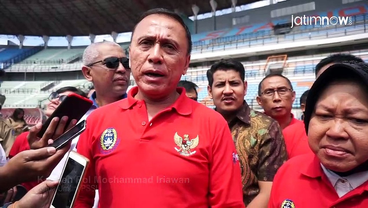 Risma Dampingi Ketum PSSI Lihat Kesiapan GBT Sambut Piala Dunia U20
